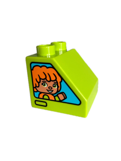 Lego® Duplo® děti v autě zelená kostka